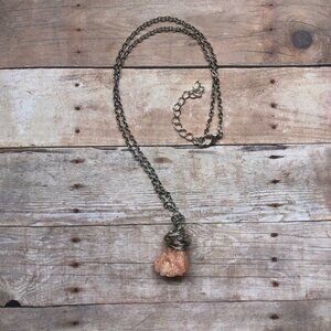 3/$20 Agate Duzy Gemstone Necklace